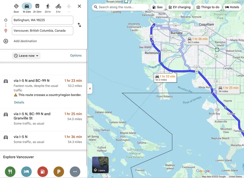 Bellingham location access